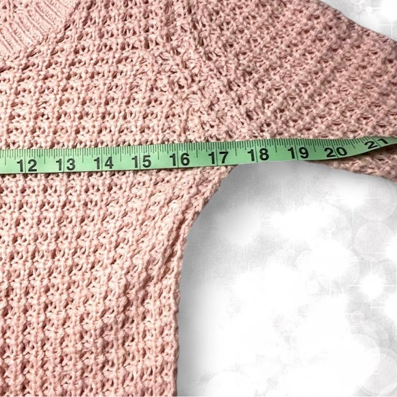 Rue 21 Y2K Babydoll Soft Pink V-neck Knit sweater - Picture 4 of 7